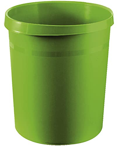 HAN Papierkorb GRIP, 18 Liter, rund, 2 Griffmulden, extra stabil, grn