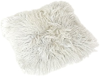 Reissner Lammfelle Tibet Lammfell Kissenbezug langflorig 40x40cm JAY30 Farbe hellgrau