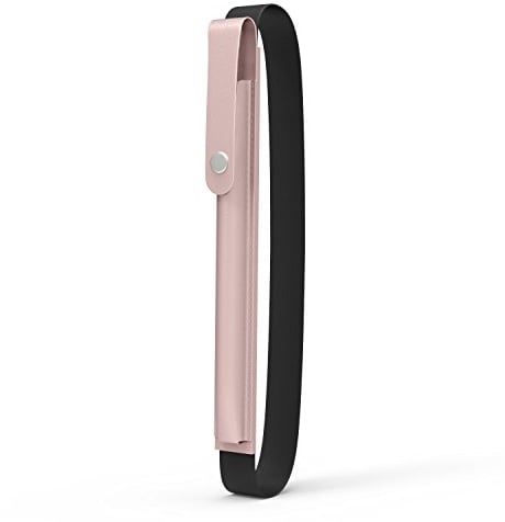 MoKo Stiftetui für Apple Pencil Pro, Apple Pencil der 1./2. Generation, Apple Pencil (USB-C), PU-Leder iPad Stifthalter Tasche mit Schnalle und elastischem Band zur Befestigung an der iPad-Hülle