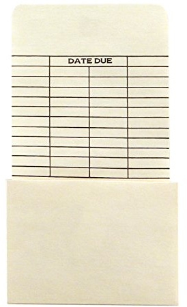 Hygloss Products Manila Bibliothekstaschen - Selbstklebende Fälligkeits-Umschläge - 6,25 x 3,5 Zoll, 50 Stück