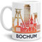 Tassendruck Bochum-Tasse Skyline - Kaffeetasse/Mug/Cup - Qualität Made in Germany