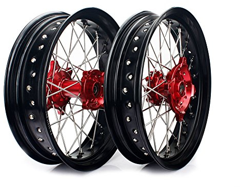 TARAZON 3,5x17 4,25x17 Supermoto Radsatz Felgen Radnabe Wheels für Honda XR 650 L XR650L 1993-2023