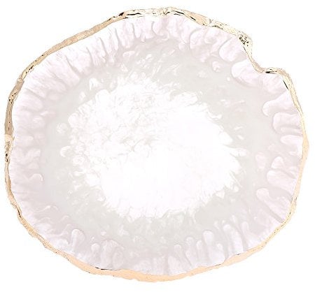 DEWIN Gel Mixing Palette - Nail Art Palette Paint Drawing Color Dish Manicure Display Board Nail DIY Paint Accessory(White)
