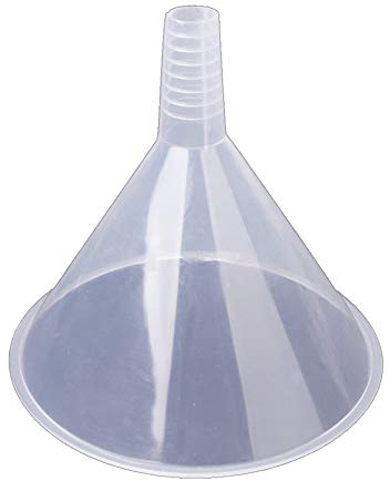 Romote 150mm Kunststoff Transparent Trichter für Küche/Labor/Garage/Auto-Liquids