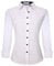 Alex Vando Womens Dress Shirts Wrinkle Free Regular Fit Long Sleeve Stretch Work Shirt, White, M