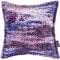 DONE Kissenhülle Glam Colour 45x45cm Samt Mehrfarbig Edel Elegant Steppnaht Reisverschluss Glanz 100% Polyester Wabenstruktur Lila