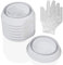 Katai - 8-Pack Bed Bug Trap Interceptors - Indoor White Bedbug & Insect Detector Traps for Funiture Legs