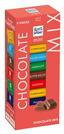 Chocolade Ritter Sport mini toren