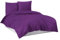Mixibaby Bettwäsche Bettgarnitur Bettbezug 100% Baumwolle 135x200 155x220 200x220 200x200, Farbe:Violett, Größe:200 x 220 cm
