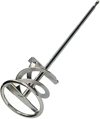 KOTARBAU® Varilla mezcladora 120 mm SDS Plus, Mezclador, Agitador, Meclador de mortero, yeso, cemento, Mezcladora espiral, Batidora de yeso