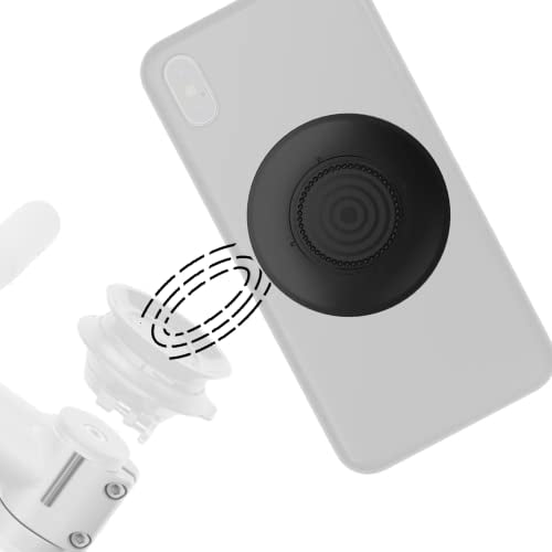 Fidlock Vacuum Uni Phone Patch Schwarz - Vakuum-magnetischer Klebe-Patch für Smartphone Hüllen, Größe One Size - Farbe B