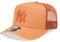 New Era Basebalkappe New York Yankees Fanartikel Mesh Snapback A-Frame Trucker Braun - One-Size