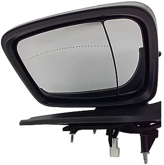 1 PC SHLPDFM Electric Primed Rear View Mirror Full Black Colour Right hand Driver Side Wing Mirror Fits for Vauxhall Vivaro Renault Trafic Van 2015 onwards