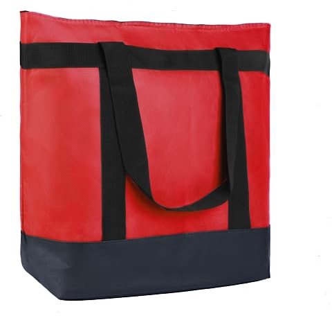 musbus Borsa termica termica termica (carbone) con isolamento termico HD – Premium, pieghevole e morbido dispositivo di raffreddamento rende una borsa della spesa isolata perfetta