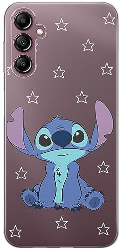 ERT GROUP Handyhülle für Samsung A14 4G/5G Original und offiziell Lizenziertes Disney Muster Stitch 006 optimal an die Form des Handy angepasst, teilweise transparent
