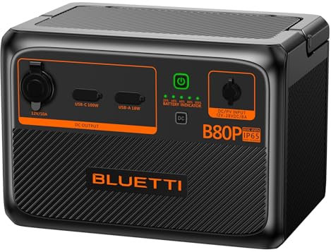 BLUETTI Expansion Battery B80P - Batería Adicional para AC200P/AC200MAX (2048 WH)