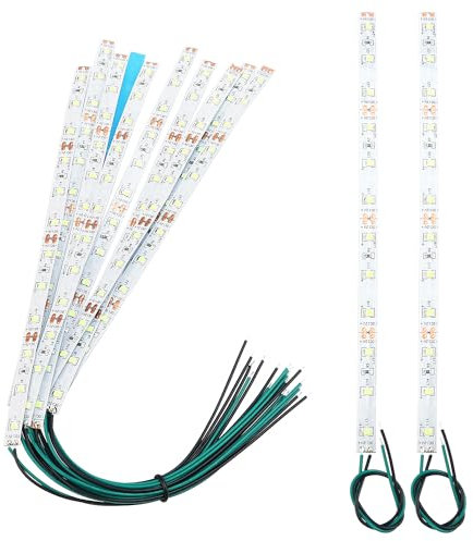 YIXISI 10 PCS 200mm Prewired Strip LED, 12V - 18V Light, 2335 SMD, Green