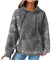 EMATOP Sweatshirt Damen Langarm Warme Pullover mit Kapuze Pulli Oberteile Baumwolle Vintage Hoodie Causal Sport Kapuzenpullover Mode Waffel Kapuzenpulli Langarmshirt Tops Sale online