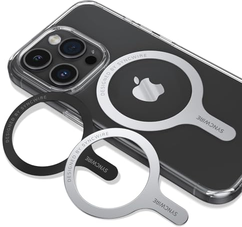 Syncwire 3 Packs Magnet Aufkleber Kompatibel Mit MagSafe, Magnetisches Drahtloses Ladegerät Universal, Aktualisiert Magnetischer Ring für Alle Smartphone