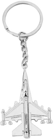 Porte-clés Avion Chasse de Guerre Militaire - Porte-clés Avions Chasses de Bataille - Accessoire de clés pour les amateurs d'avions, de batailles, militaires - Porte-clés unisexe pour homme et femme,