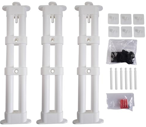 Unipanel Bath Panel Fixing 3 Pack - Universal Fit for All Bath Panels & Heights, Easy Installation for Securing Bath Side Panels in Any Bathroom
