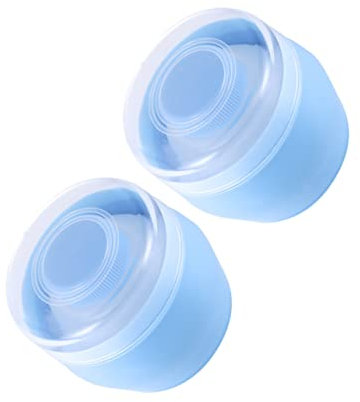 HONMEET Körperpuder Quaste Für Babys Und Kinder Talkumpuderquaste Mit Aufbewahrungsboxen Plüschpuderquaste