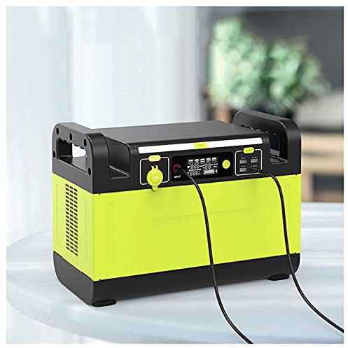 LVSEWOA Generadores de energía Solar portátiles de 1500 W, batería de Litio de Respaldo de 1344 WH, Toma de CA de Onda sinusoidal Pura de 110 V/200 W para emergencias de Campamento al Aire Libre