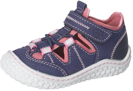 RICOSTA Mädchen und Jungen Kletthalbschuhe Jerry, Kinder Lauflernschuhe, Weite: Mittel, waschbar,vegan