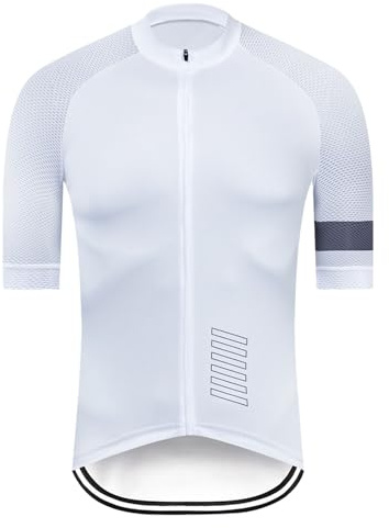 Radtrikot Herren Kurzarm Sommer MTB Fahrradtrikot Short Atmungsaktive Fahrrad Shirt Elastische Schnell Trocknen Rennrad Trikot
