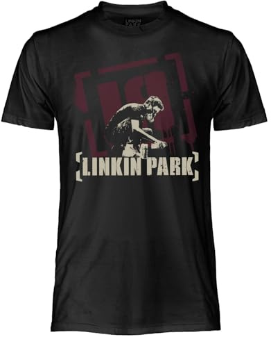 CRAZY FOR ROCK Linkin Park T-shirt officiel Vintage Meteora. T-shirt unisexe en coton pour adulte et garçon