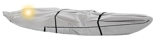 Sobre De Protección De Kayak - Lona Kayak Impermeable, Cubierta De Almacenamiento En Canoa | Cubierta Robusta De Bote Kayak, Cubierta De Kayak Con Cremallera, Cubierta De Kayak Para Uso Al Aire Libre,