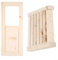 Puupaa Panel de madera de las rejillas de ventilación de la sauna para mejorar el aire en la sauna y los cuartos de vapor