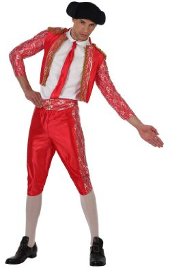 Atosa Disfraz Torero Rojo Hombre Adulto Capote