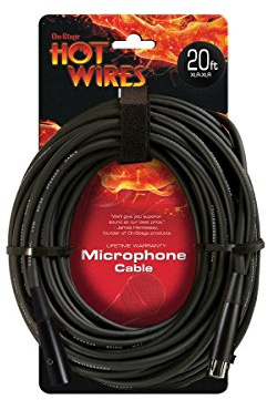 Hot Wires Microphone Cables - 20 Feet