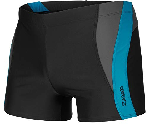 Zagano, costume da bagno/nuoto, da uomo, 2376 nero/blu XL