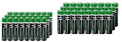 Cardiocell Piles Alcalines AA LR6 1,5V pour Telecommande - Boîte contenant 24 pièces