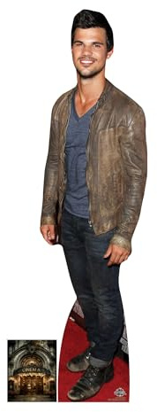 Fan Pack - Taylor Lautner Lifesize Cardboard Cutout/Standee/Standup - Includes 8x10 (20x25cm) Photo