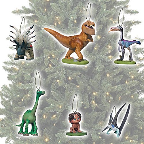 Disney The Good Dinosaurier Ornament, Weihnachtskugeln Christbaumschmuck, 6 Stück