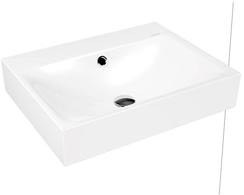 SILENIO Wandwaschtisch 600x460x120 WB 3044 KALDEWEI emailliert alpinweiß Perleffekt