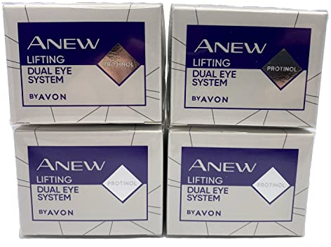 4 x AVON Anew Clinical Lift & Firm 2-Phasen-Augenpflege 20ml SET !