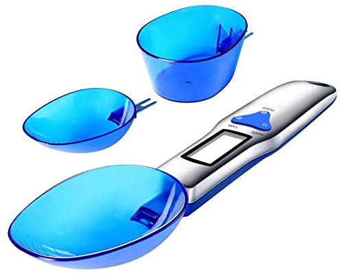 Cuchara digital electrónica precisa con peso 300/0,1 g, 500/0,1 g, herramienta de medición inoxidable de cocina (500 g/0,1 g) (500 g/0,1 g)