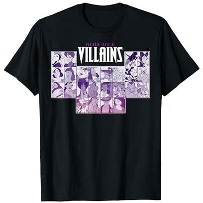 Disney Villains Periodic Table Of Villains Group Shot T-Shirt