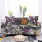 Hearda Stretch Sofabezug Sofahusse, Vintage Blumen Spandex Elastische Sofa Sofaüberwurf Sesselhussen 1/2/3/4-Sitzer Couchbezug mit Anti-Rutsch-Schaumstoffe (Vintage,3-Sitzer 190-230cm)