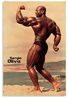 MMMU Sergio Oliva Bodybuilder Poster, dekoratives Gemälde, Leinwand, Wandkunst, Kunstdruck, Wohnzimmer, Schlafzimmer, ästhetische Poster, 30 x 45 cm