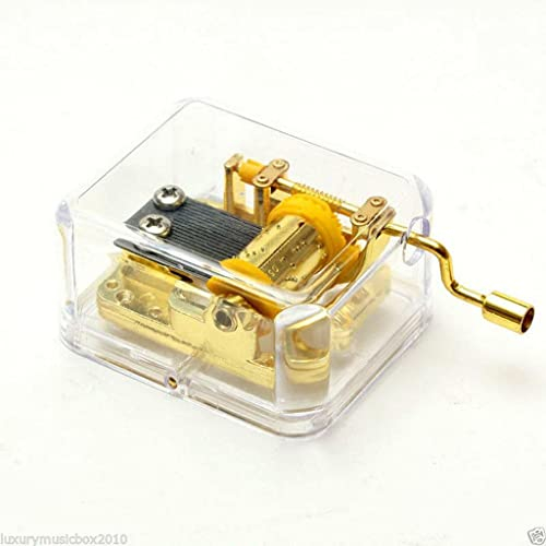 F Fityle Retro Handgekurbelte Spieluhr Bewegung Aufziehen Musikparts Spielen Melody Pick - Elise