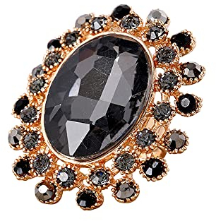 Vintage Big CZ Statement-Ring für Damen und Mädchen, antiker Mosaik-Kristall, erweiterbar, verstellbar, offen, für Verlobung, Hochzeit, Cocktailparty, bequeme Passform, Art-Deco-Schmuck, Weihnachten,