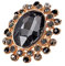 Vintage Big CZ Statement-Ring für Damen und Mädchen, antiker Mosaik-Kristall, erweiterbar, verstellbar, offen, für Verlobung, Hochzeit, Cocktailparty, bequeme Passform, Art-Deco-Schmuck, Weihnachten,