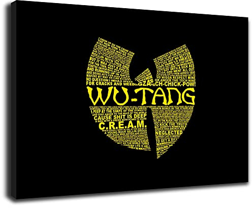 Artis Prints Leinwandbild Wu-Tang Clan, Old School Hip-Hop, Rap, Klein bis XXL, Inneneinrichtung - Wohnzimmer - Wohnung, Dekoration