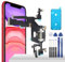 YHX-OU Nero Connettore Dock per iPhone 11 2019 Dock Connector Port Charger Microfono Audio Jack Flex Cavo + Strumento di Installazione