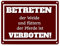 Betreten verboten Metallschild in 15x20 cm in rot mit Spruch Pferde füttern verboten ein knalliges Warnschild für die Pferde-Weide Pferd Blechschild Schild Pony Hengst Landwirt